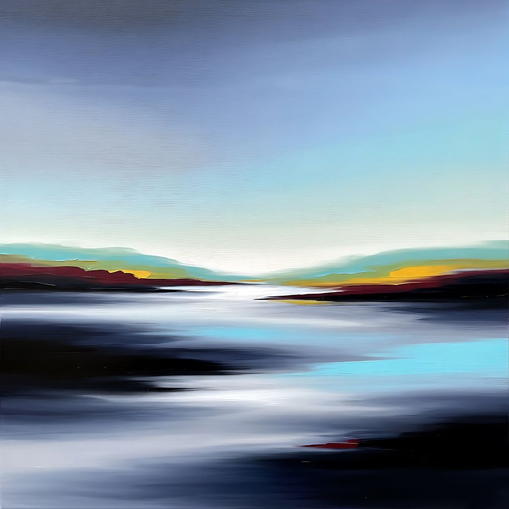Indigo Solitude art print by Ronald Bolokofsky for $57.95 CAD
