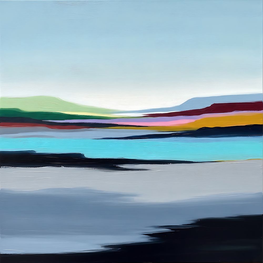 Kinetic Coastline art print by Ronald Bolokofsky for $57.95 CAD