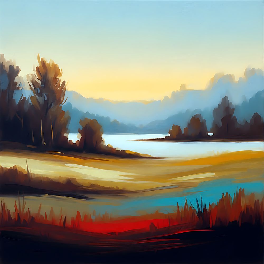 Lakeside Serenity art print by Ronald Bolokofsky for $57.95 CAD