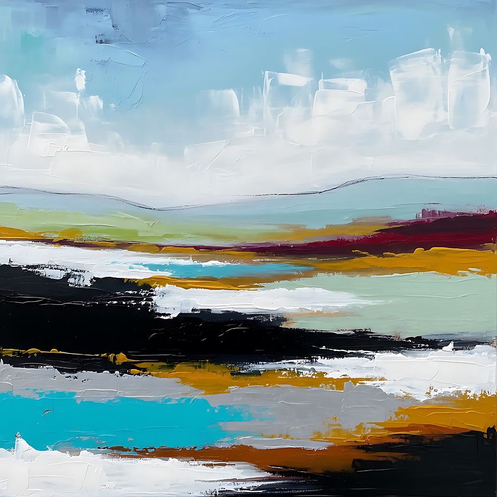 Layered Meadow art print by Ronald Bolokofsky for $57.95 CAD