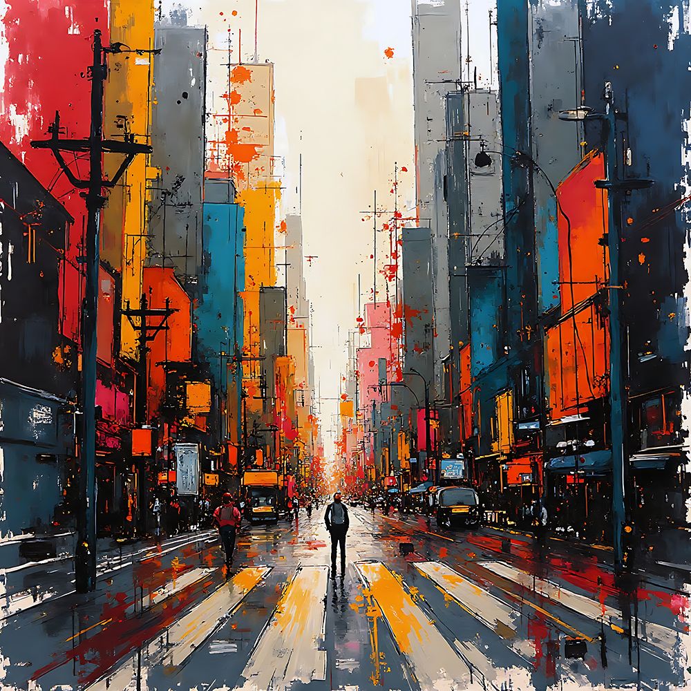 Manhattan Glow art print by Ronald Bolokofsky for $57.95 CAD