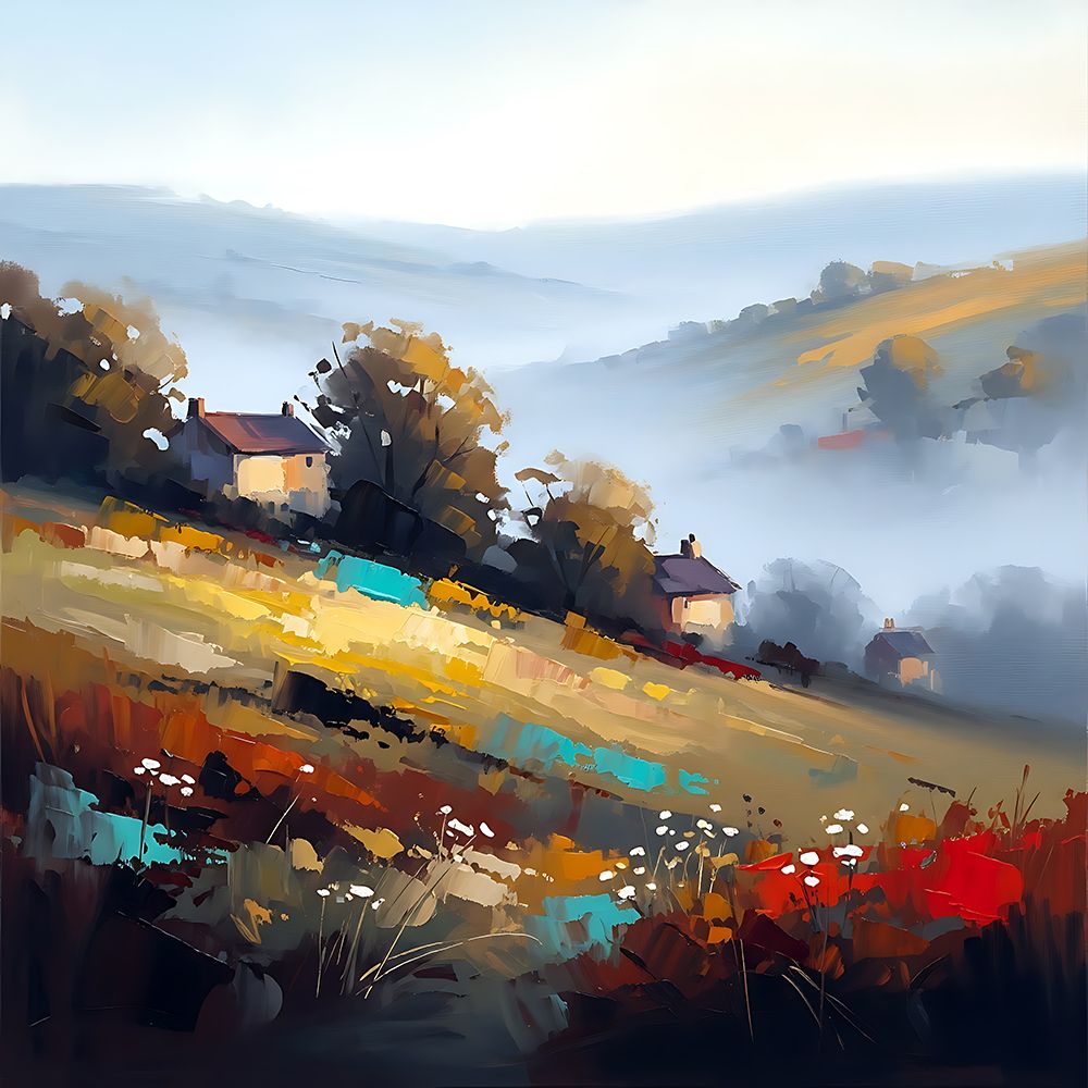 Misty Ridge art print by Ronald Bolokofsky for $57.95 CAD