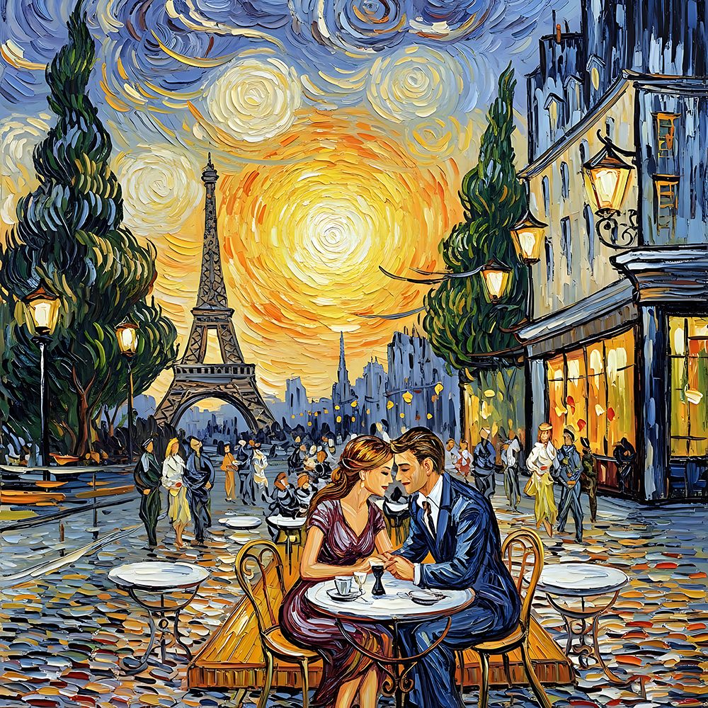 Rendezvous in Paris art print by Ronald Bolokofsky for $57.95 CAD