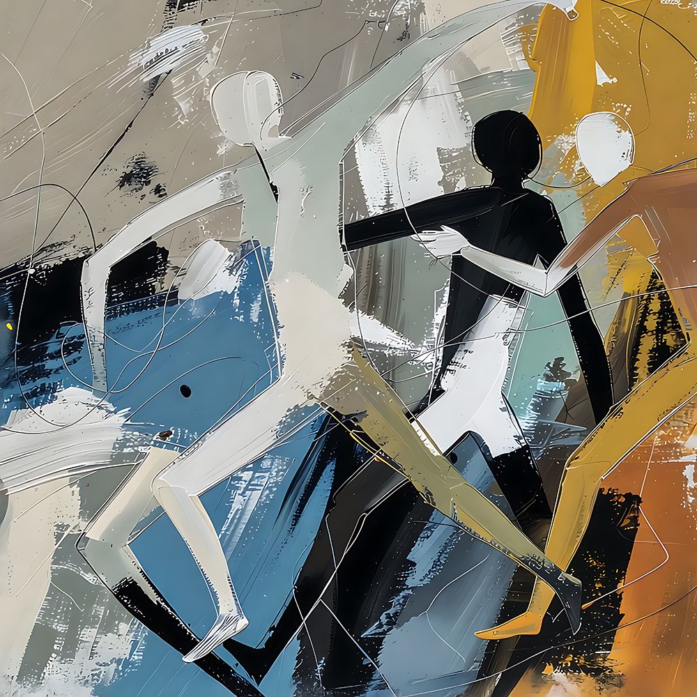 Shadow Dancers II art print by Ronald Bolokofsky for $57.95 CAD