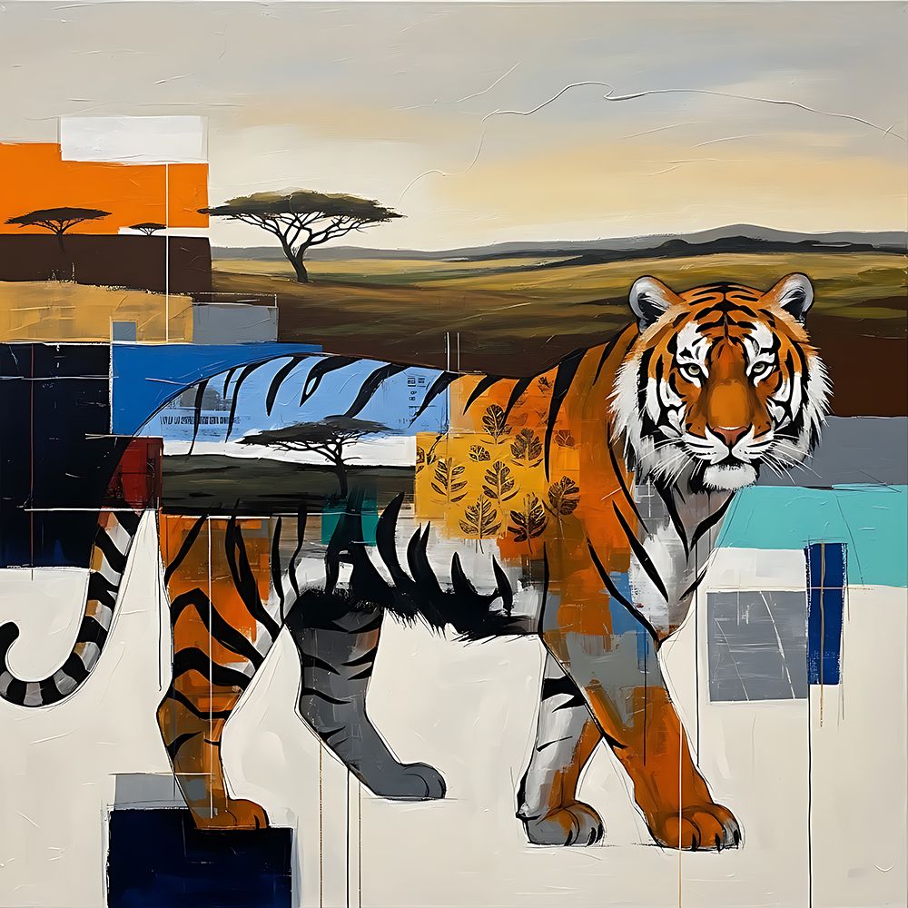 Striped Serenity art print by Ronald Bolokofsky for $57.95 CAD