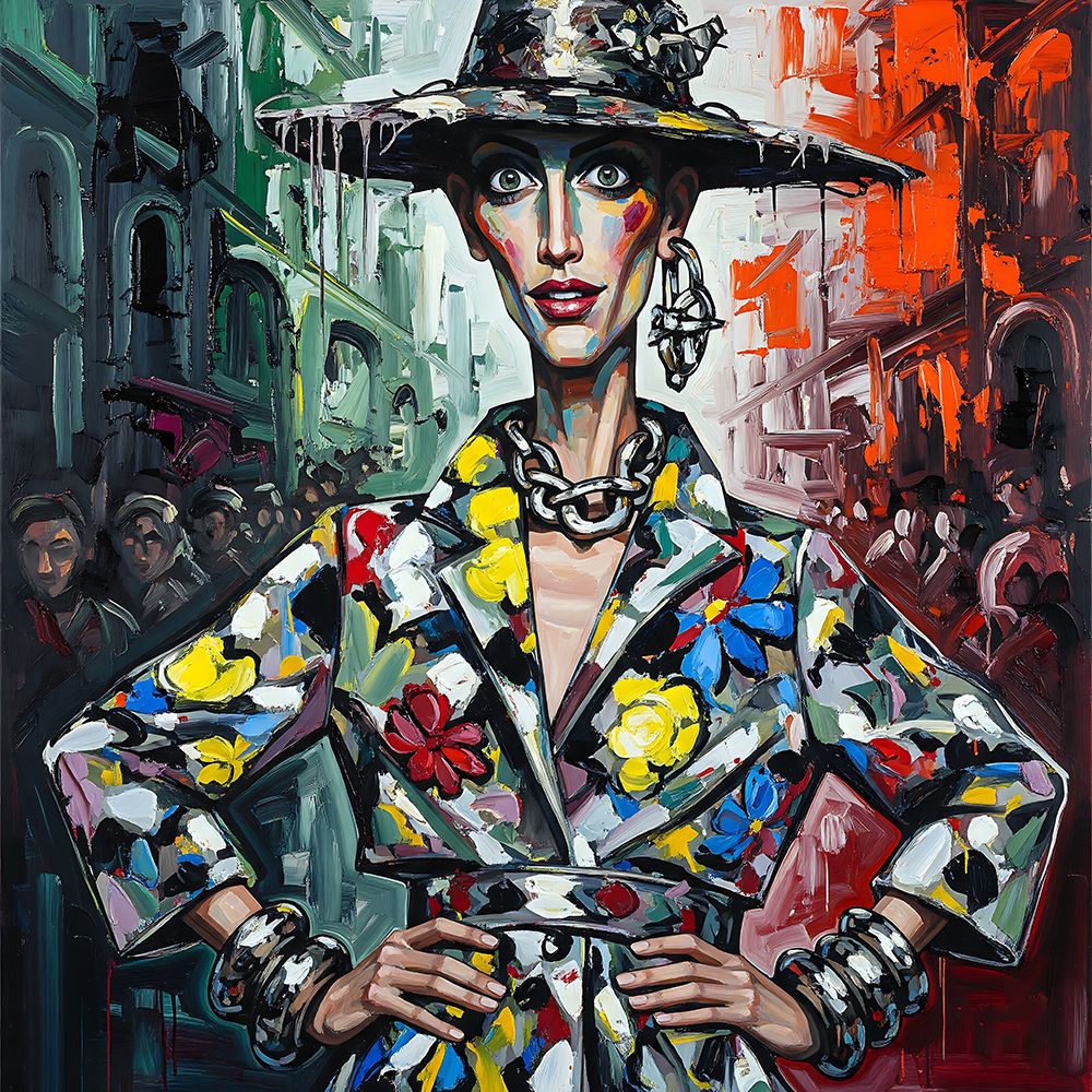 Stylized Diva art print by Ronald Bolokofsky for $57.95 CAD