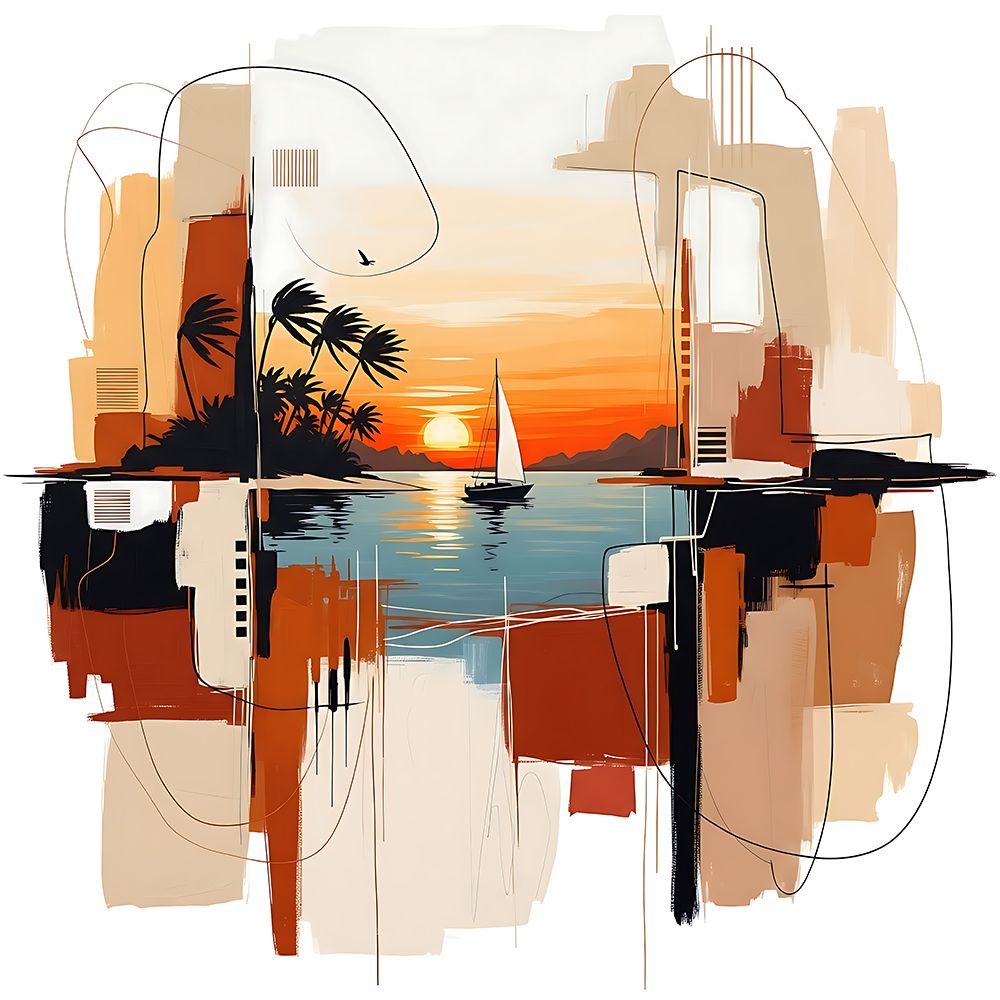 Sunset Lagoon art print by Ronald Bolokofsky for $57.95 CAD
