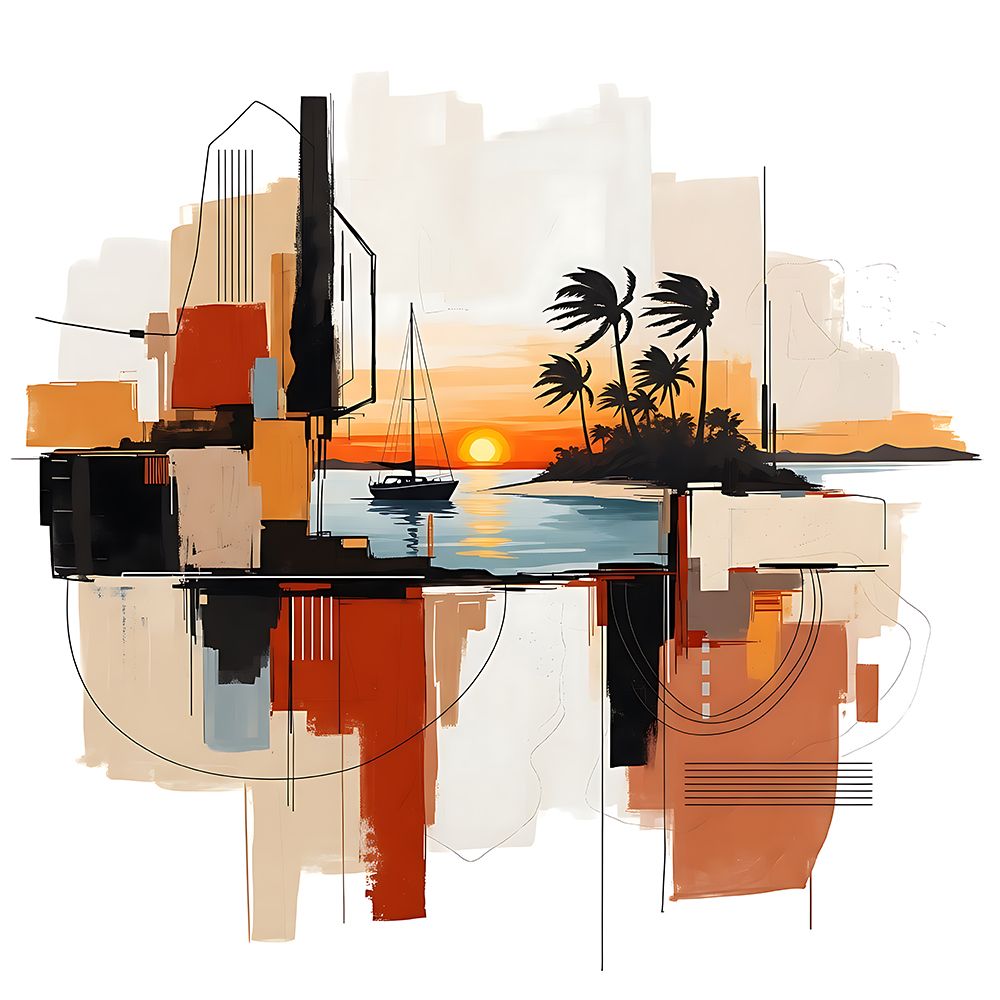 Sunset Symmetry art print by Ronald Bolokofsky for $57.95 CAD