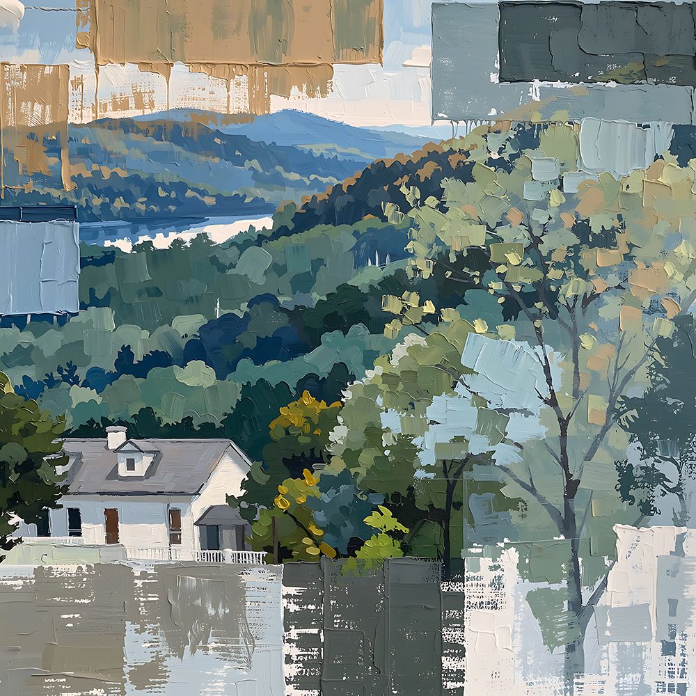 The Ridge House art print by Ronald Bolokofsky for $57.95 CAD