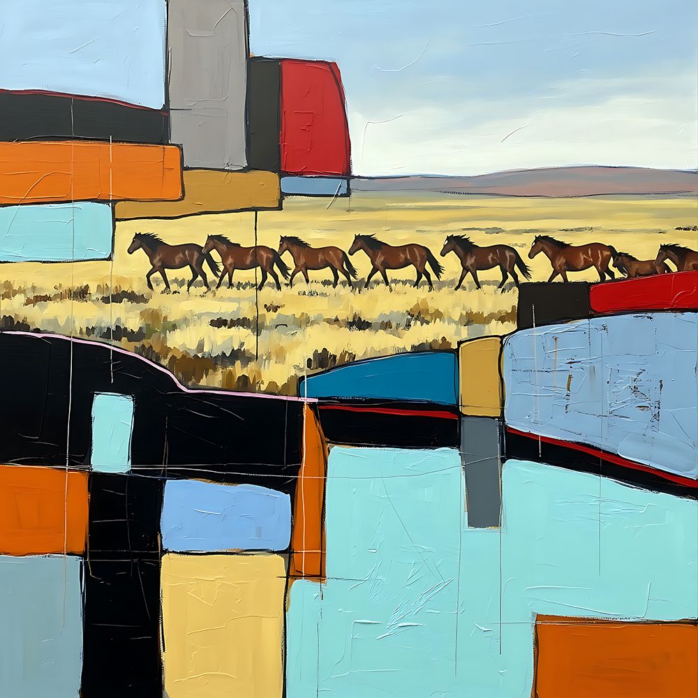 Thundering Herd art print by Ronald Bolokofsky for $57.95 CAD