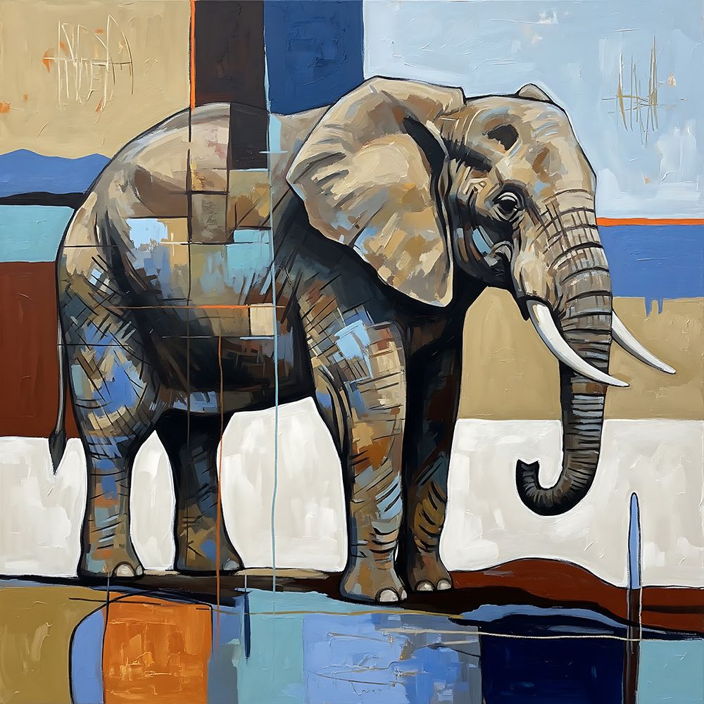 Tusk and Tonal art print by Ronald Bolokofsky for $57.95 CAD