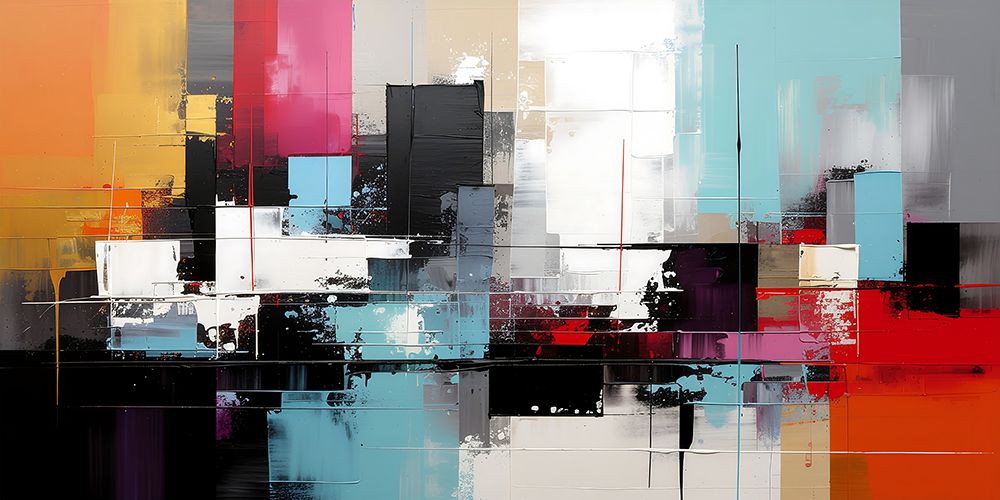 Abstract Junction art print by Ronald Bolokofsky for $57.95 CAD
