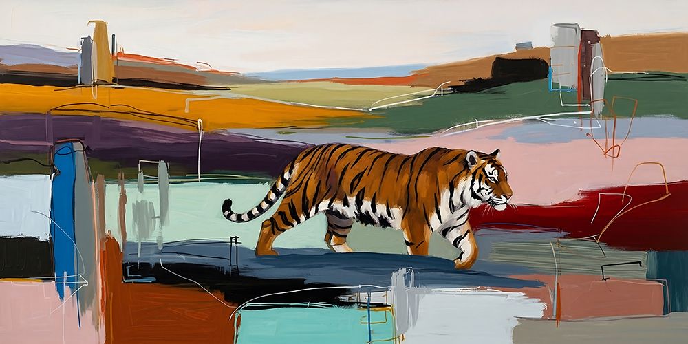 Bengal Stride art print by Ronald Bolokofsky for $57.95 CAD