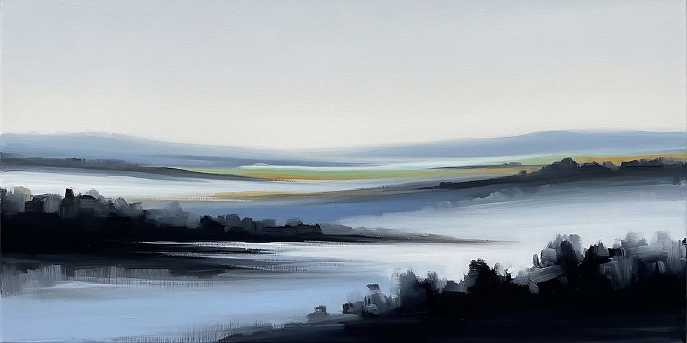 Charcoal Lagoon art print by Ronald Bolokofsky for $57.95 CAD