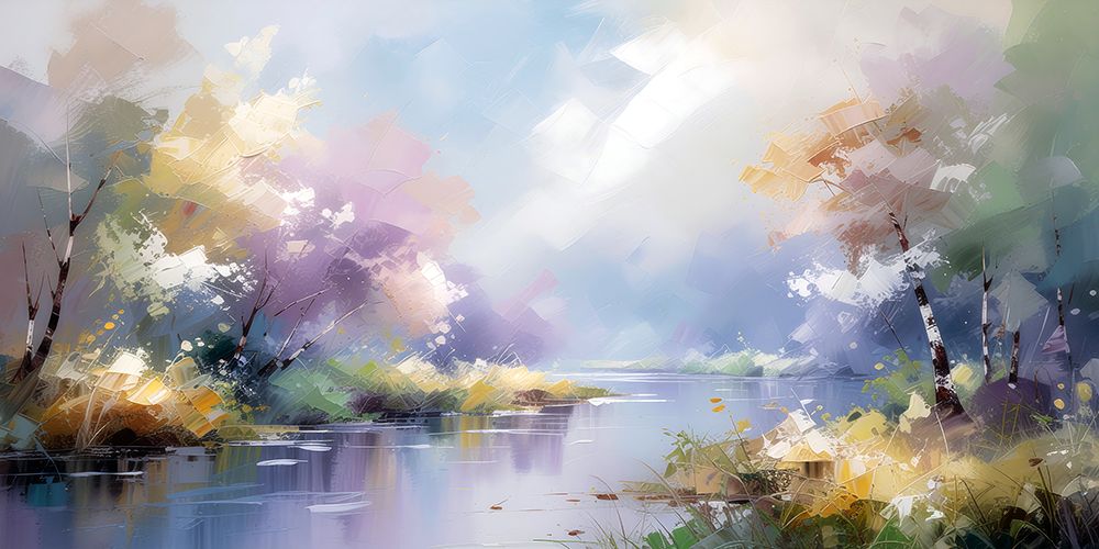 Indigo Dawn art print by Ronald Bolokofsky for $57.95 CAD