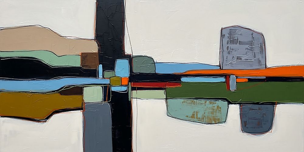 Linear Latitude art print by Ronald Bolokofsky for $57.95 CAD