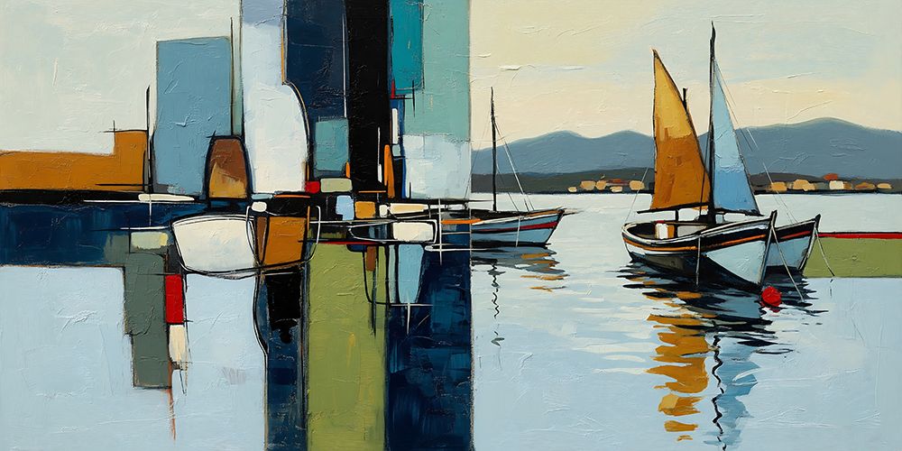 Mediterranean Grid art print by Ronald Bolokofsky for $57.95 CAD