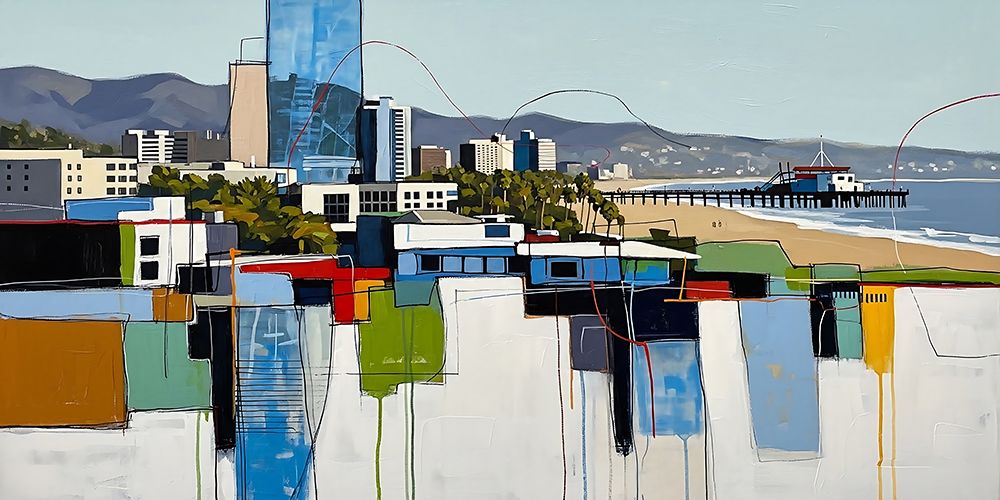 Santa Monica Tide art print by Ronald Bolokofsky for $57.95 CAD