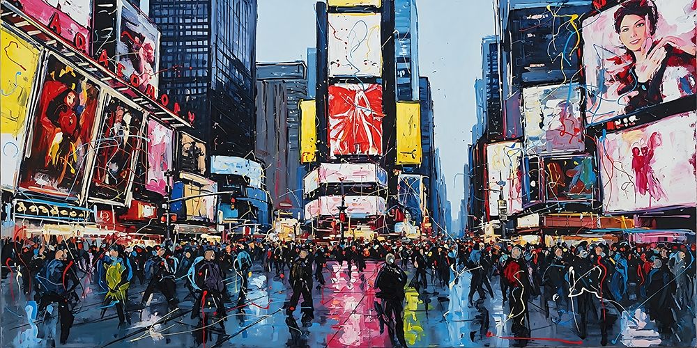 The City Never Sleeps art print by Ronald Bolokofsky for $57.95 CAD
