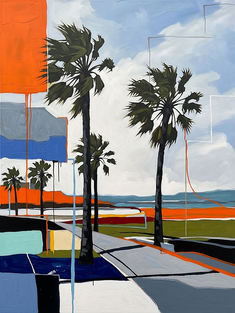 Coastal Palms art print by Ronald Bolokofsky for $57.95 CAD