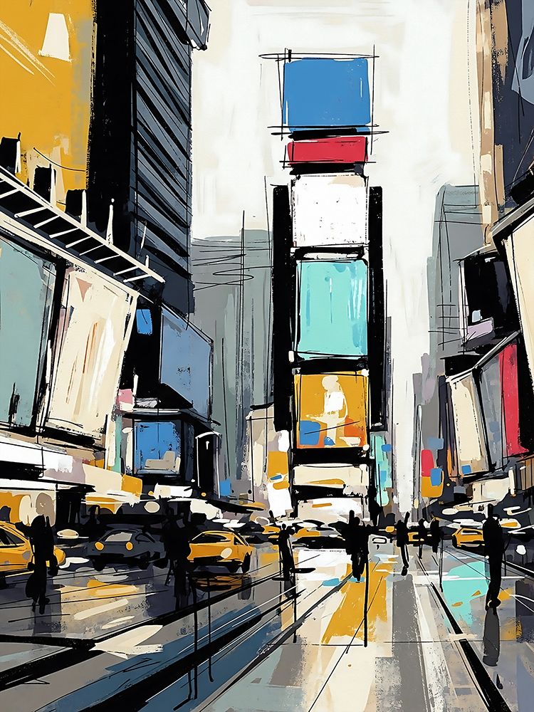 Commercial Chaos art print by Ronald Bolokofsky for $57.95 CAD