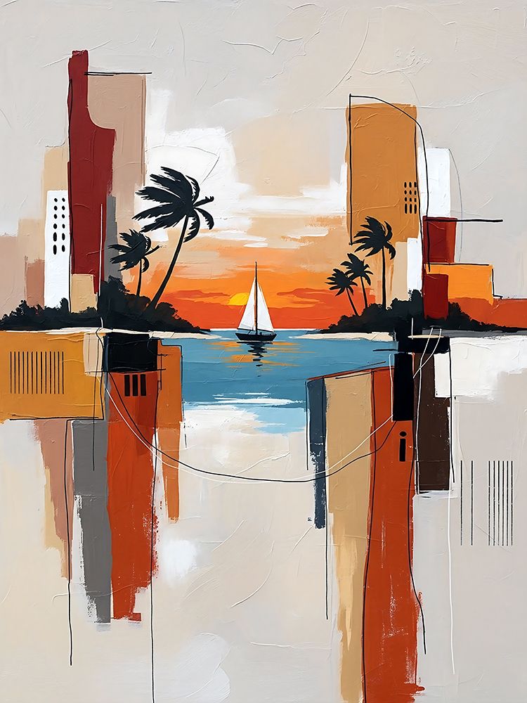 Sail And Silhouette art print by Ronald Bolokofsky for $57.95 CAD