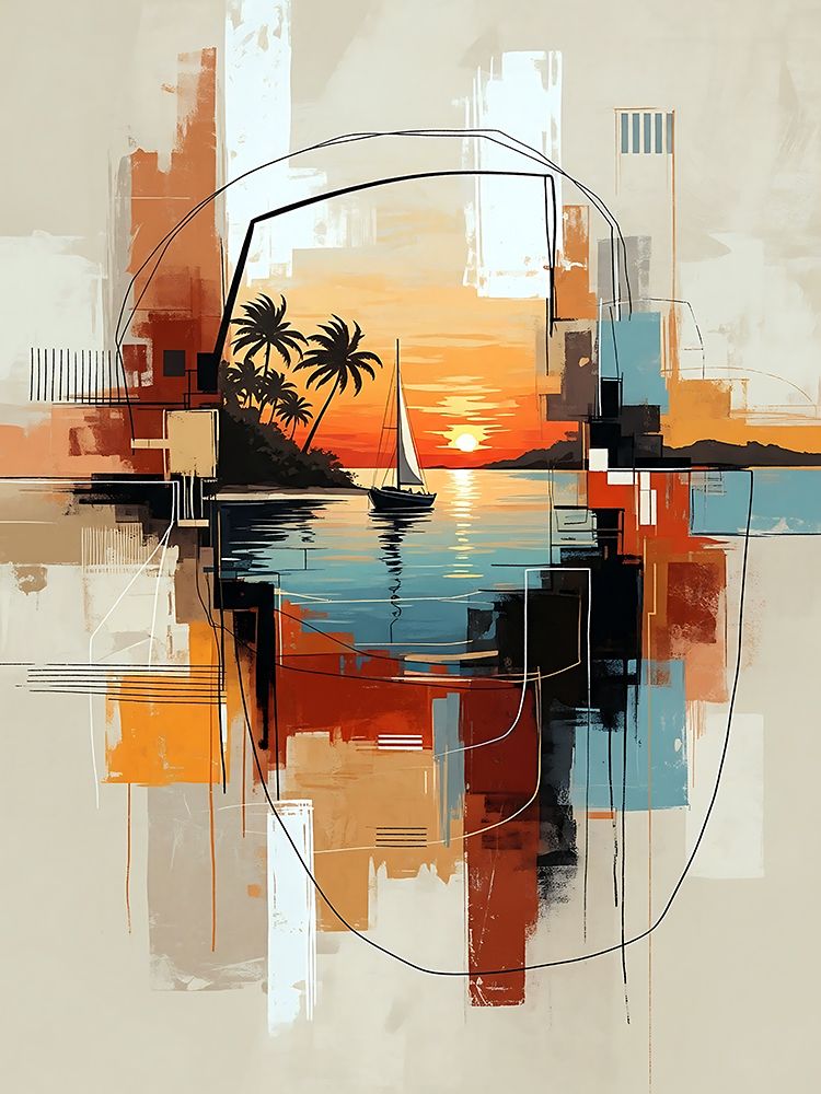 Sailboat Sunrise art print by Ronald Bolokofsky for $57.95 CAD