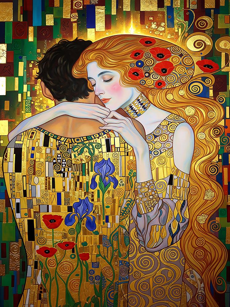 Tiled Lovers art print by Ronald Bolokofsky for $57.95 CAD
