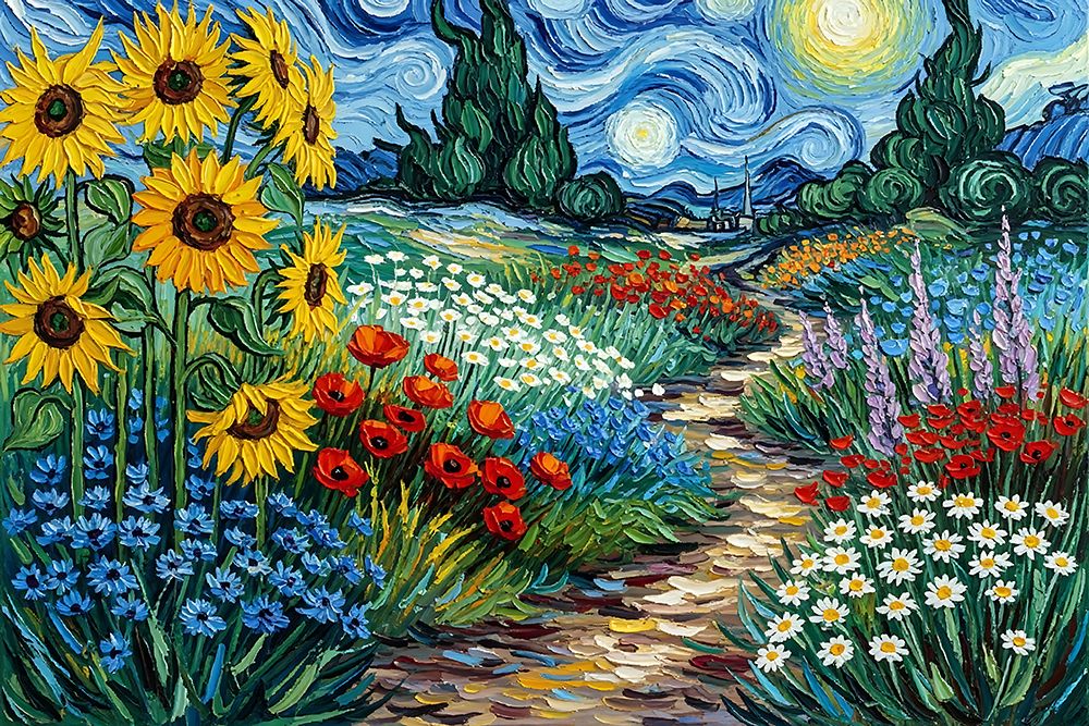 Earthly Garden Bloom art print by Ronald Bolokofsky for $57.95 CAD