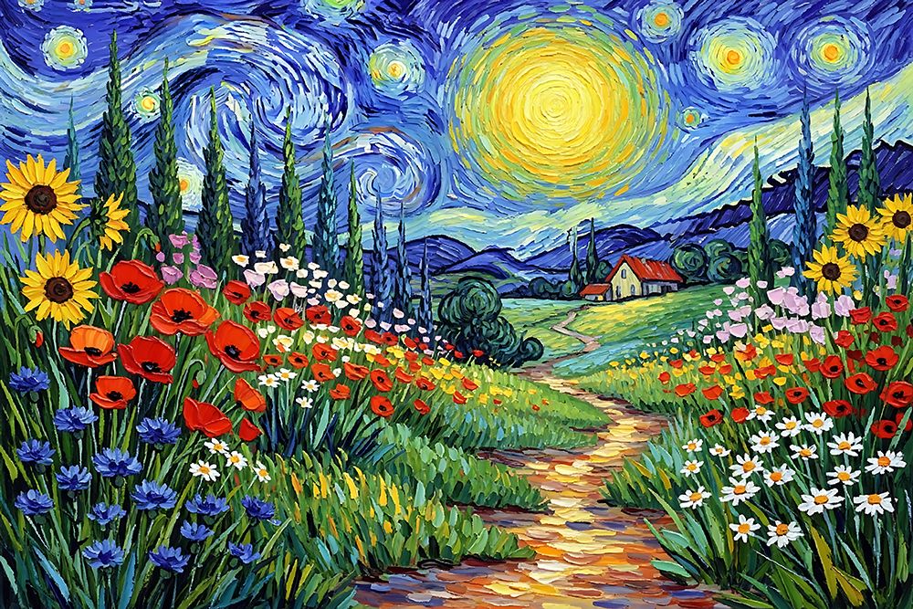 Garden Sunset art print by Ronald Bolokofsky for $57.95 CAD