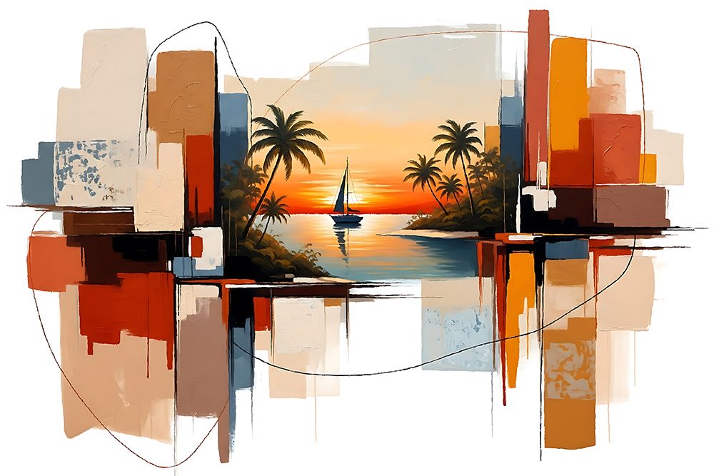 Harbor Sunset art print by Ronald Bolokofsky for $57.95 CAD