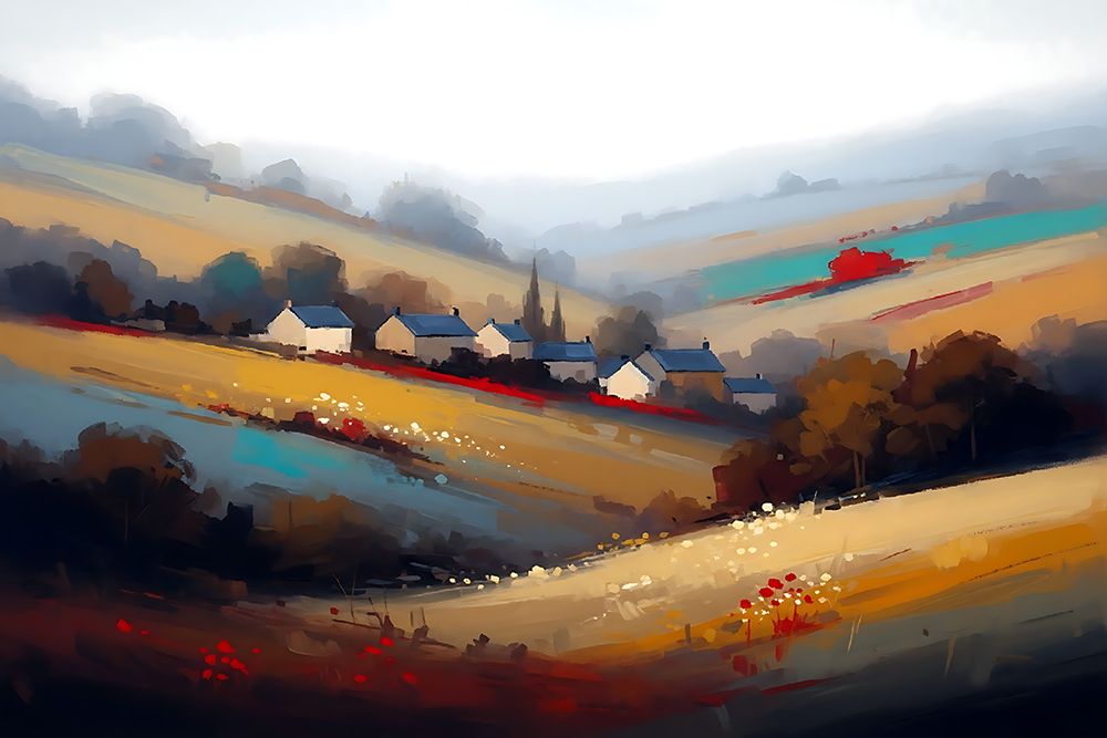 Hillside Serenity art print by Ronald Bolokofsky for $57.95 CAD