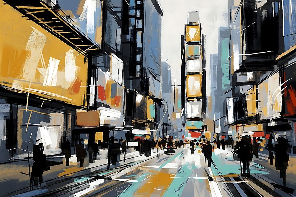Neon Square art print by Ronald Bolokofsky for $57.95 CAD