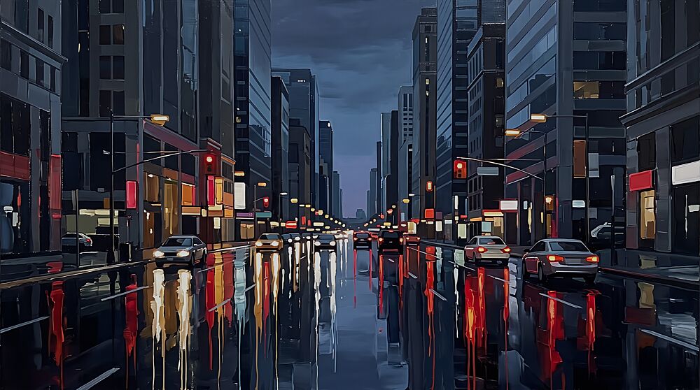 Metropolitan Drift art print by Ronald Bolokofsky for $57.95 CAD