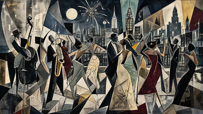 Midnight Celebration art print by Ronald Bolokofsky for $57.95 CAD