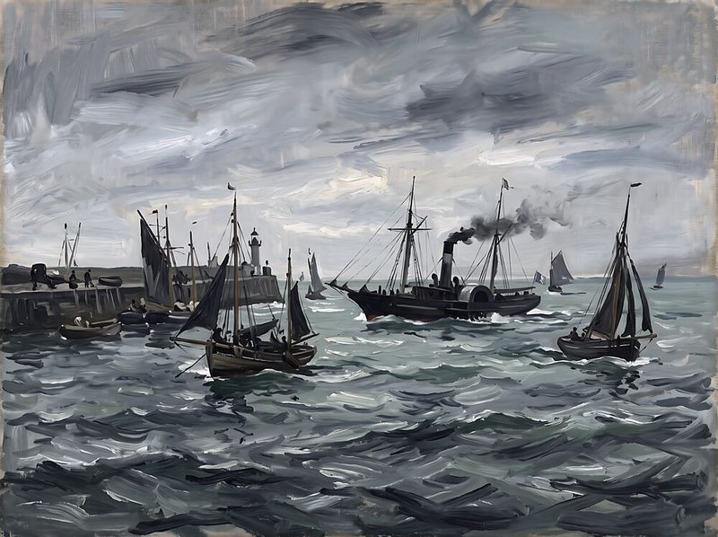 Sails in the Gale art print by Ronald Bolokofsky for $57.95 CAD