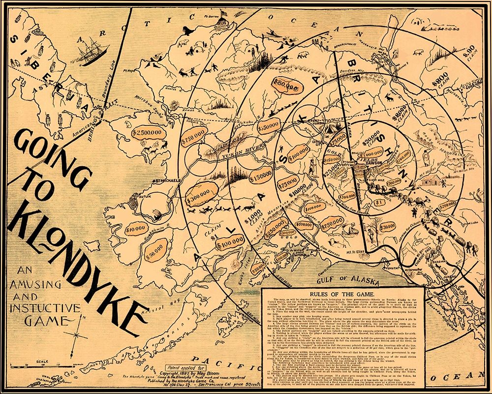 Going to Klondyke Game - Klondyke Game 1897 art print by Klondyke Game for $57.95 CAD