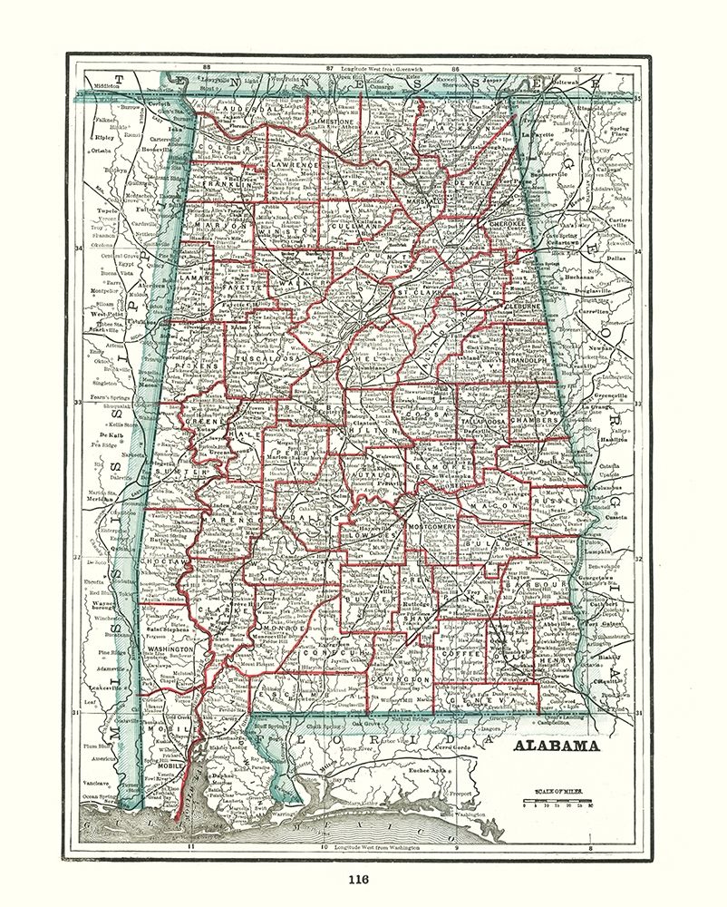 Alabama - Rathbun 1893 art print by Rathbun for $57.95 CAD