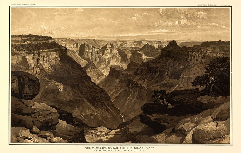 Grand Canyon, Transept Kaibab Div Arizona art print by Bien for $57.95 CAD
