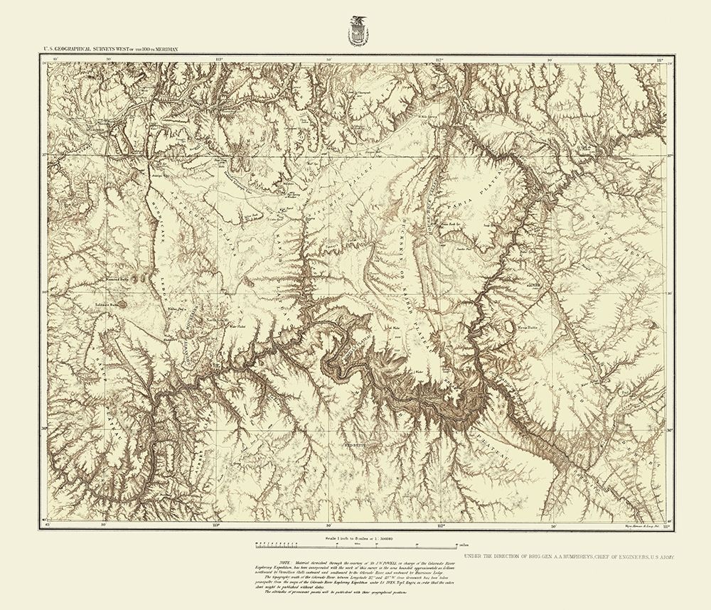 Northern Arizona Southern Utah Geographical art print by US Army for $57.95 CAD