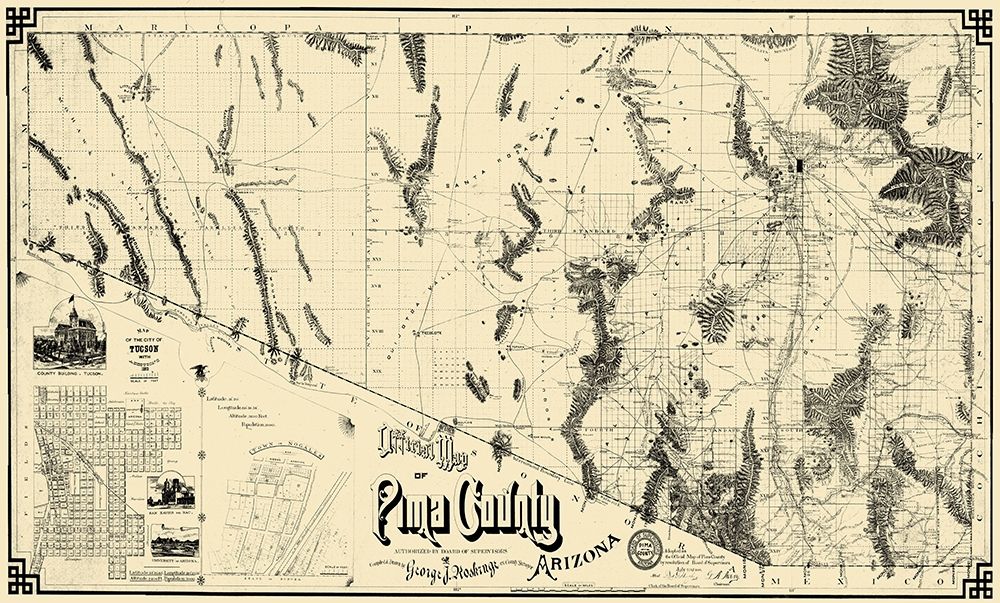 Pima Arizona Landowner - Roskrage 1893 art print by Roskrage for $57.95 CAD