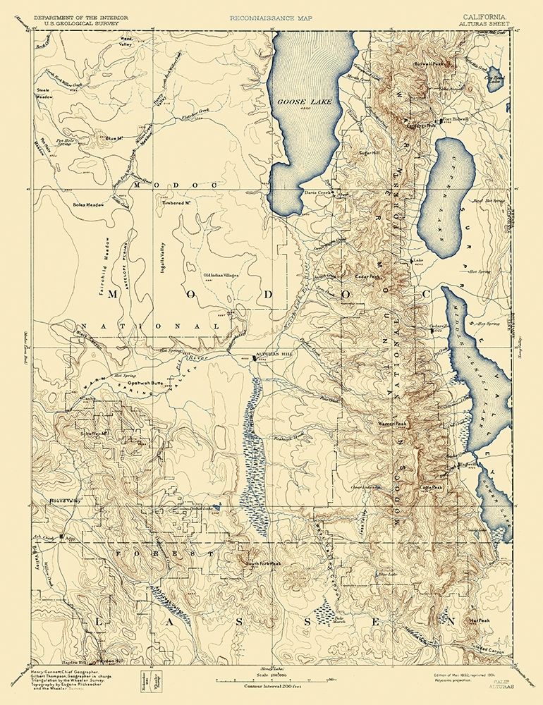Alhambra California Sheet - USGS 1892 art print by USGS for $57.95 CAD