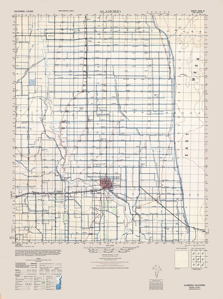Alamorio Sheet - US Army  1944 art print by US Army for $57.95 CAD