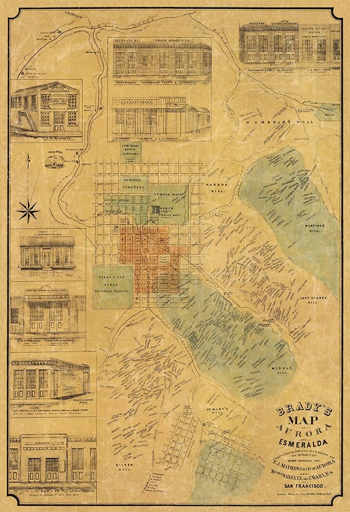 Aurora, Esmeralda California Landowner - Brady art print by Brady for $57.95 CAD