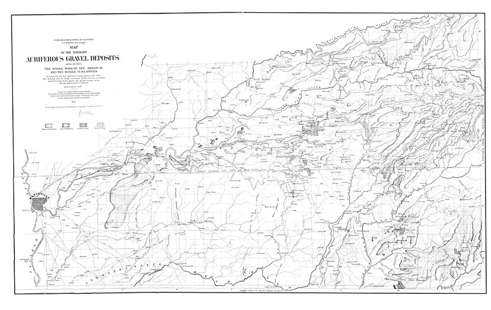 Tertiary Auriferous Gravel Deposits CA art print by Hoffmann for $57.95 CAD