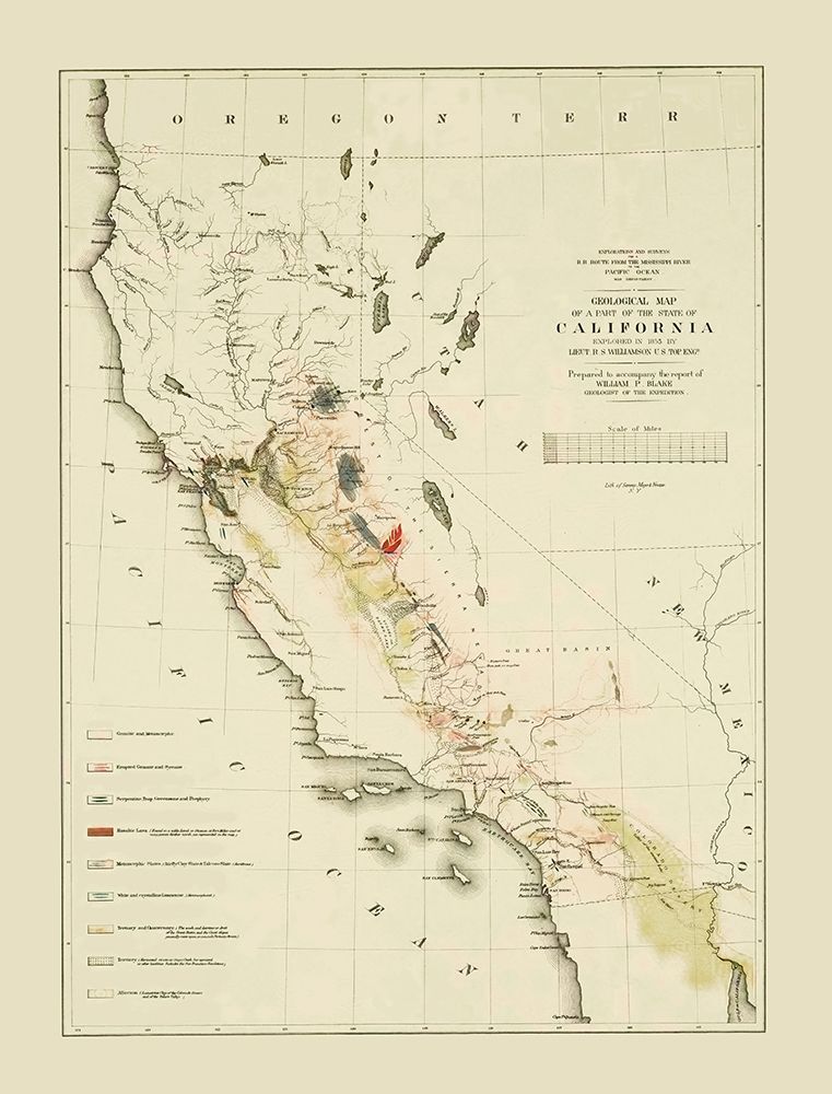 California - Sarony  1853 art print by Sarony for $57.95 CAD