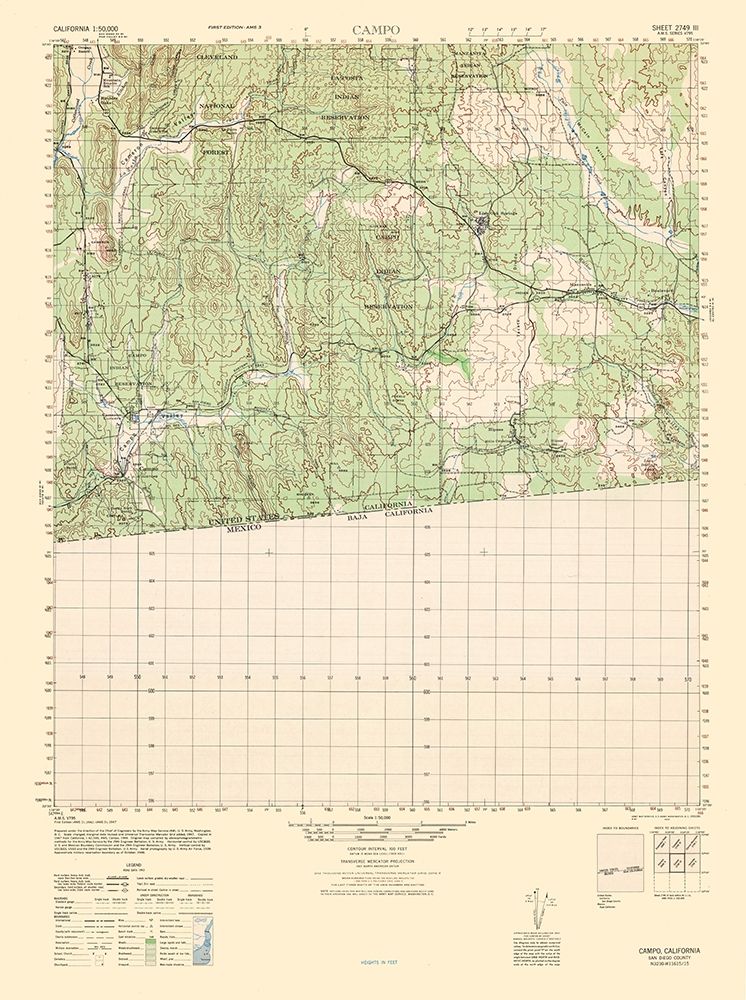 Campo Sheet - US Army  1942 art print by US Army for $57.95 CAD