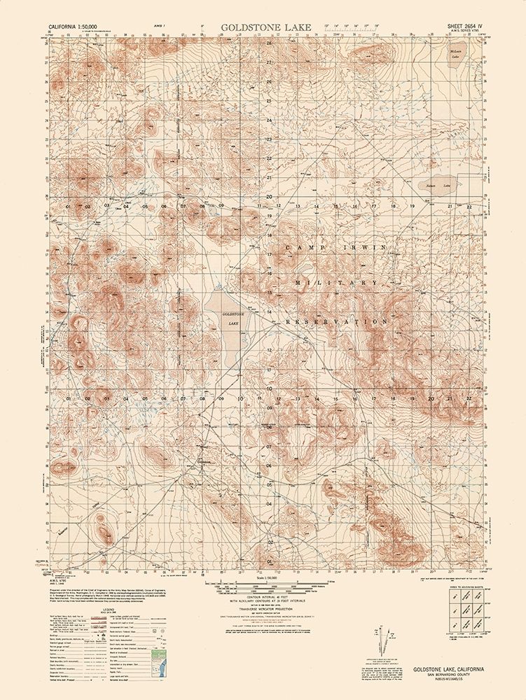 Goldstone Sheet - US Army 1948 art print by US Army for $57.95 CAD