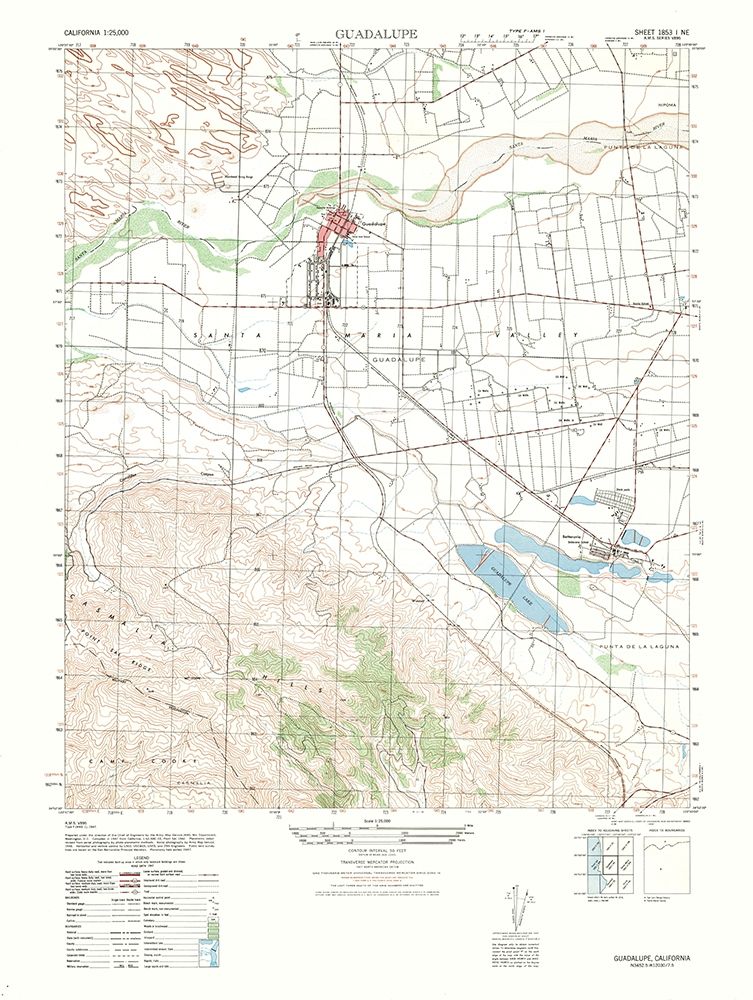 Guadalupe Sheet - US Army 1947 art print by US Army for $57.95 CAD