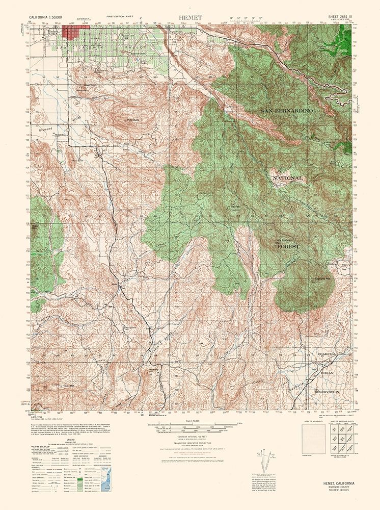 Hemet Sheet - US Army 1942 art print by US Army for $57.95 CAD